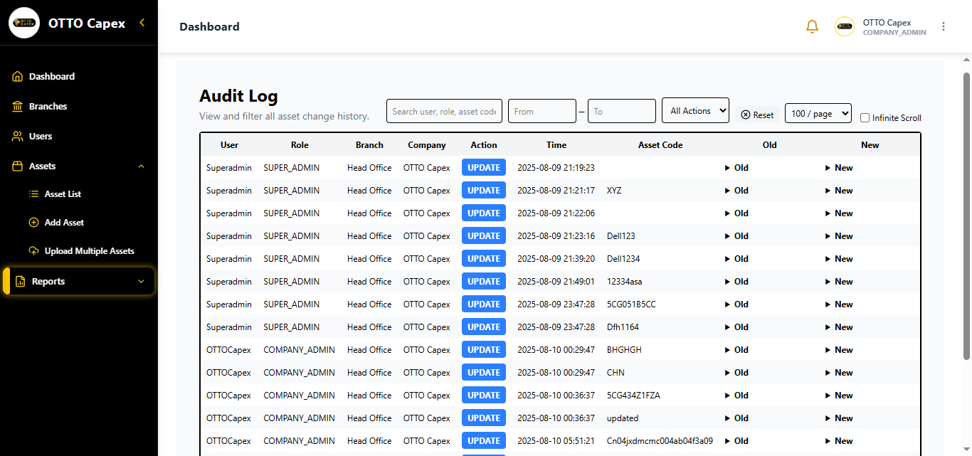 Audit Log — Evidence That Sticks
